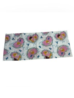 DISNEY Vintage Cinderella & Prince Charming Curtain 1 Valance 80”